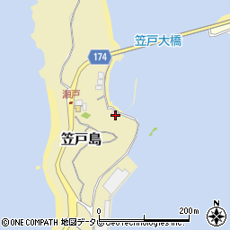 山口県下松市笠戸島461周辺の地図