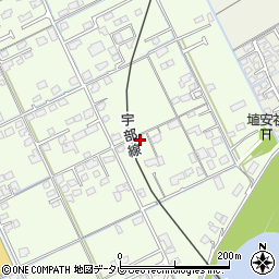 山口県宇部市中野開作153周辺の地図