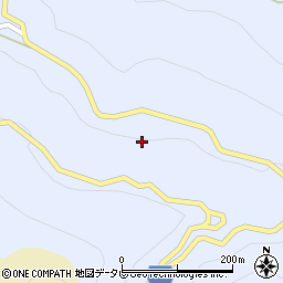 徳島県三好市井川町井内西2073周辺の地図