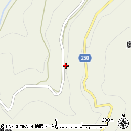 徳島県吉野川市美郷奥分44周辺の地図