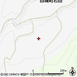 徳島県三好市山城町若山545周辺の地図