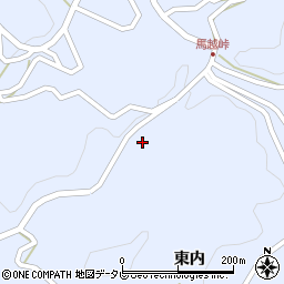 徳島県名東郡佐那河内村下マナガ平周辺の地図