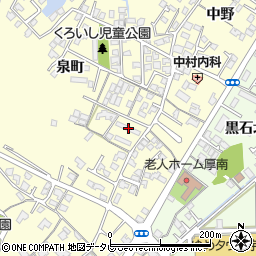 山口県宇部市東須恵泉町1143周辺の地図