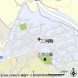山口県下関市三河町周辺の地図