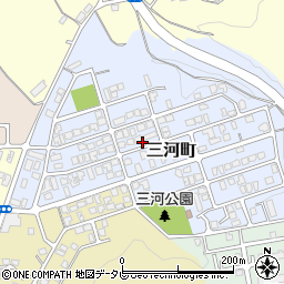 山口県下関市三河町周辺の地図