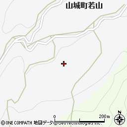 徳島県三好市山城町若山547周辺の地図