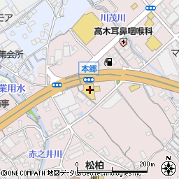 愛媛トヨタ自動車三島・川之江店周辺の地図