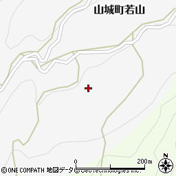 徳島県三好市山城町若山549周辺の地図