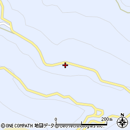 徳島県三好市井川町井内西2013周辺の地図