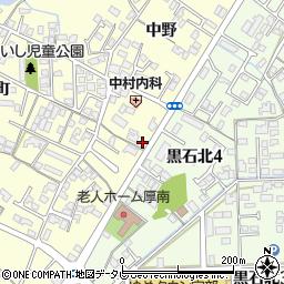 山口県宇部市東須恵黒石1102周辺の地図