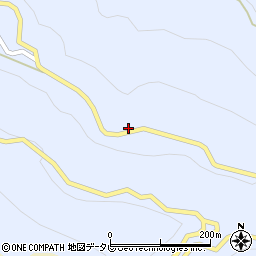 徳島県三好市井川町井内西2006周辺の地図