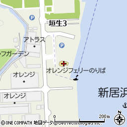 新居浜東港ＦＴ（四国開発フェリー）周辺の地図