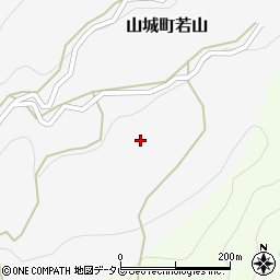 徳島県三好市山城町若山541-2周辺の地図