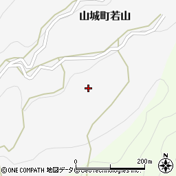 徳島県三好市山城町若山541周辺の地図