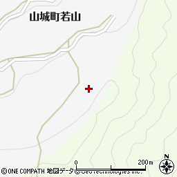 徳島県三好市山城町若山524周辺の地図