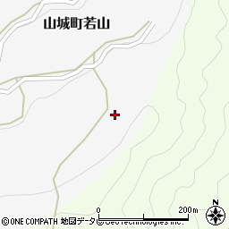 徳島県三好市山城町若山526周辺の地図