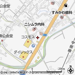 山口県宇部市東岐波2154-1周辺の地図