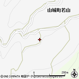 徳島県三好市山城町若山438周辺の地図