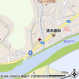 朝日新聞　光島田販売所周辺の地図