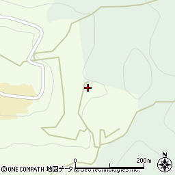 戸津井鐘乳洞周辺の地図