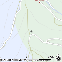 徳島県三好市井川町井内東54周辺の地図