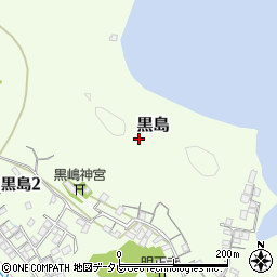 愛媛県新居浜市黒島周辺の地図