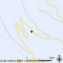 徳島県三好市井川町井内西2449周辺の地図