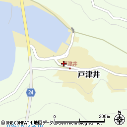 和歌山県日高郡由良町戸津井周辺の地図