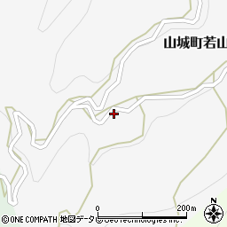 徳島県三好市山城町若山427周辺の地図