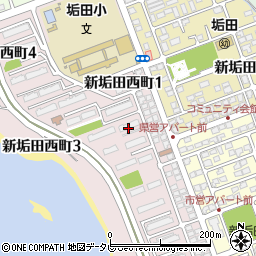 新垢田県営住宅Ｈ周辺の地図