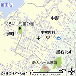 山口県宇部市東須恵泉町1162-29周辺の地図