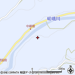 徳島県名東郡佐那河内村下下田周辺の地図