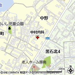 山口県宇部市東須恵黒石1098周辺の地図