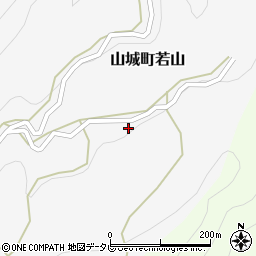 徳島県三好市山城町若山513-1周辺の地図