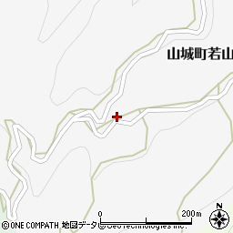 徳島県三好市山城町若山431周辺の地図