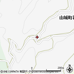 徳島県三好市山城町若山332周辺の地図