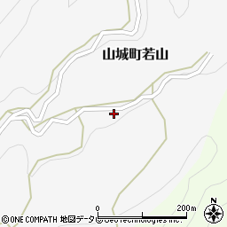 徳島県三好市山城町若山514周辺の地図