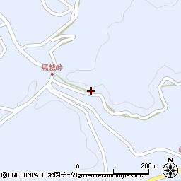 徳島県佐那河内村（名東郡）下（大西）周辺の地図