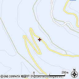 徳島県三好市井川町井内西2534周辺の地図