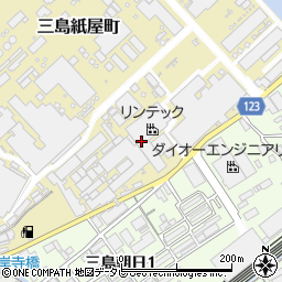 リンテック株式会社三島工場　洋紙製造部仕上課周辺の地図
