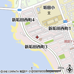 新垢田県営住宅Ｎ周辺の地図