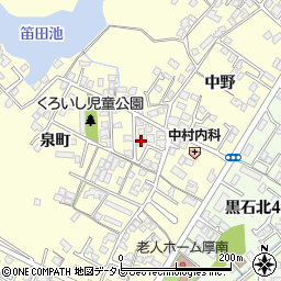 山口県宇部市東須恵泉町1162-19周辺の地図