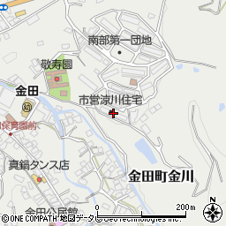 市営涼川住宅周辺の地図