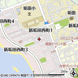 新垢田県営住宅Ｊ周辺の地図