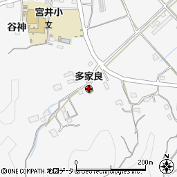 徳島市　多家良保育所周辺の地図