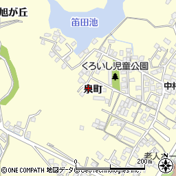 山口県宇部市東須恵泉町1249周辺の地図