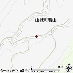 徳島県三好市山城町若山513周辺の地図