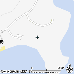 山口県宇部市東岐波208周辺の地図