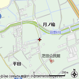 徳島県小松島市田野町月ノ輪周辺の地図