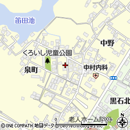 山口県宇部市東須恵泉町1162周辺の地図